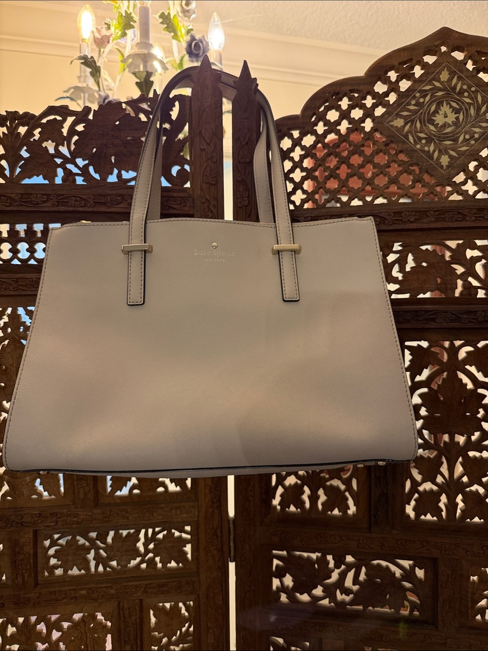 kate spade Bone colored shoulder bag